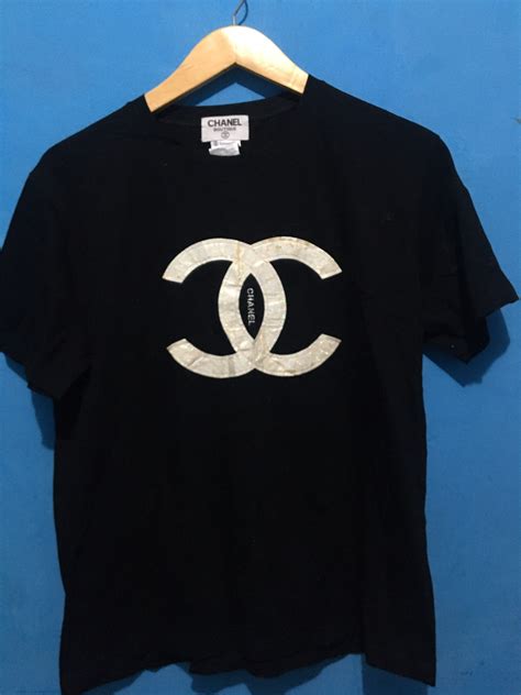 original chanel shirt|Chanel tee shirts vintage.